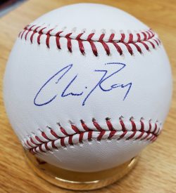 Autographed CHRIS RAY Official Major League Baseball