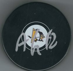 Autographed ALEX GALCHENYUK Pittsburgh Penguins Hockey Puck
