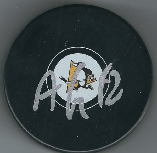 Autographed ALEX GALCHENYUK Pittsburgh Penguins Hockey Puck