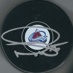 Autographed NOLAN PRATT Colorado Avalanche Hockey Puck