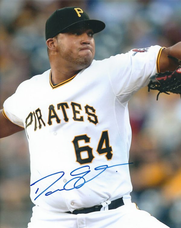 Autographed DEOLIS GUERRA 8X10 Pittsburgh Pirates Photo
