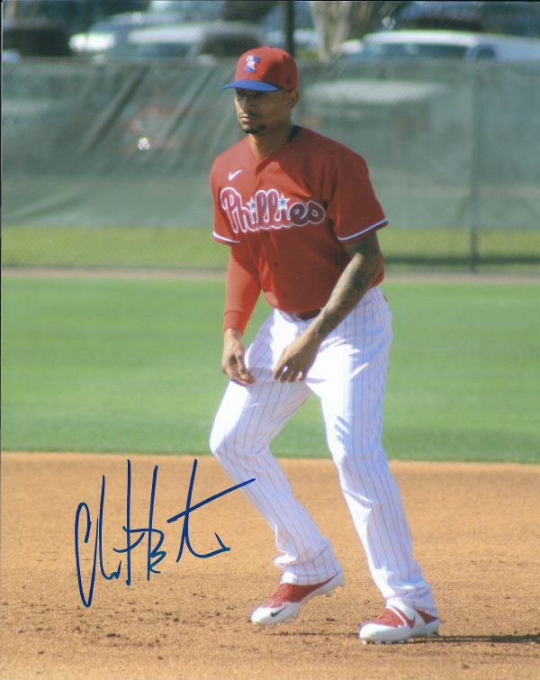 AUTOGRAPHED CHRISTIAN BETHANCOURT 8X10 Philadelphia Phillies Photo