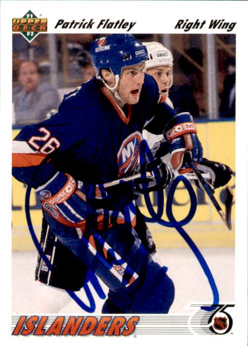 1991-93 Pat Flatley New York Islanders Game Worn Jersey – Photo