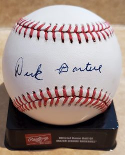 Autographed DICK BARTELL Rawlings Official National League Baseball