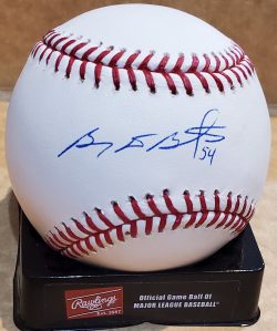 Autographed BRIAN BARTON Official Major League Baseball