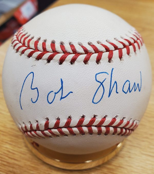 Autographed BOB SHAW Official National League Baseball