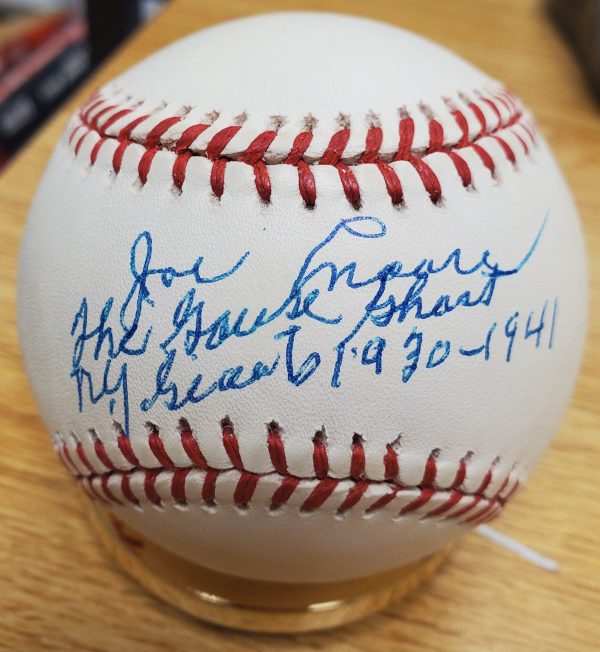 Autographed JOE MOORE Official National League Baseball
