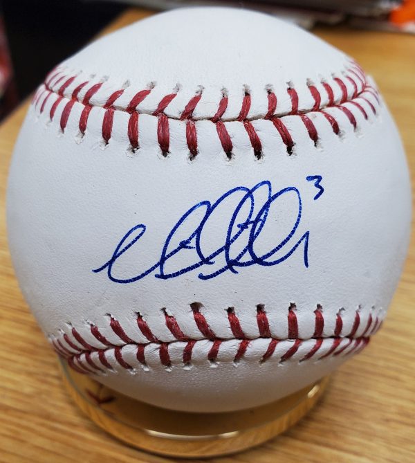 Autographed MIKE AVILES Official Major League Baseball