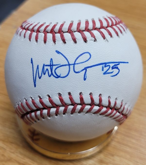 AUTOGRAPHED Milt Thompson Rawlings Official Major League Baseball