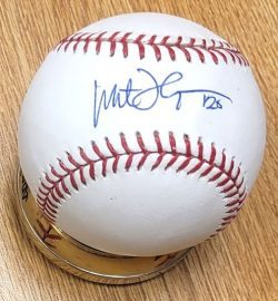 AUTOGRAPHED Milt Thompson Rawlings Official Major League Baseball