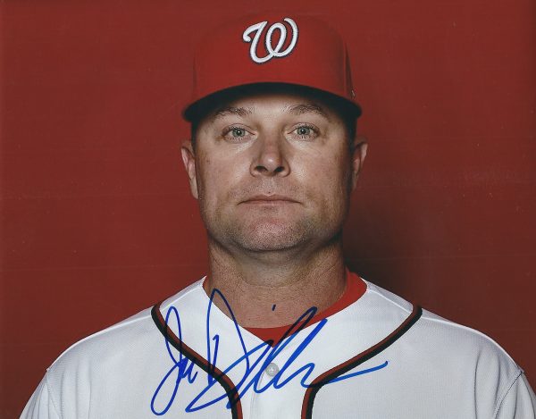 Autographed JOE DILLON 8x10 Washington Nationals Photo