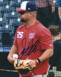Autographed JOE DILLON 8x10 Washington Nationals Photo