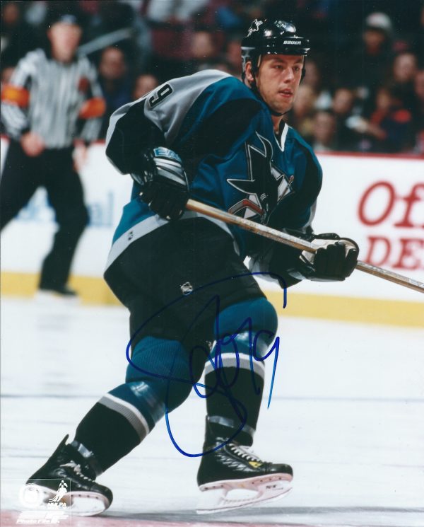 Autographed MARCO STURM 8x10 San Jose Sharks photo