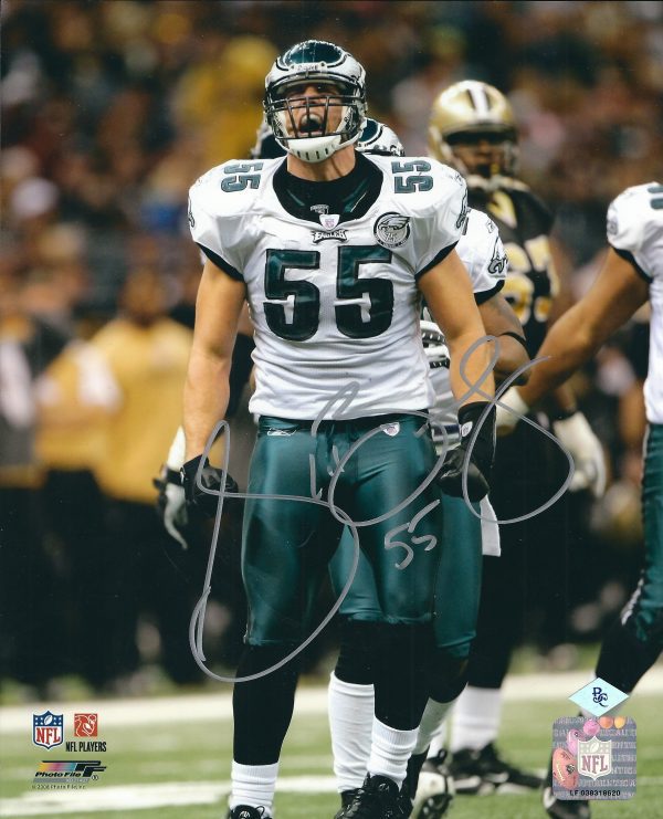 Autographed STEWART BRADLEY 8X10 Philadelphia Eagles Photo