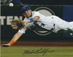 AUTOGRAPHED MICHAEL CUDDYER 8X10 New York Mets photo