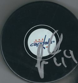 Autographed STANISLAV GALIEV Washington Capitals Hockey Puck