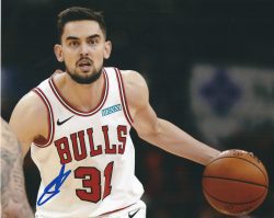 Autographed TOMAS SATORANSKY 8x10 Chicago Bulls Photo