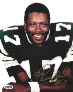 Autographed  HAROLD CARMICHAEL 8x10 Philadelphia Eagles Photo JSA