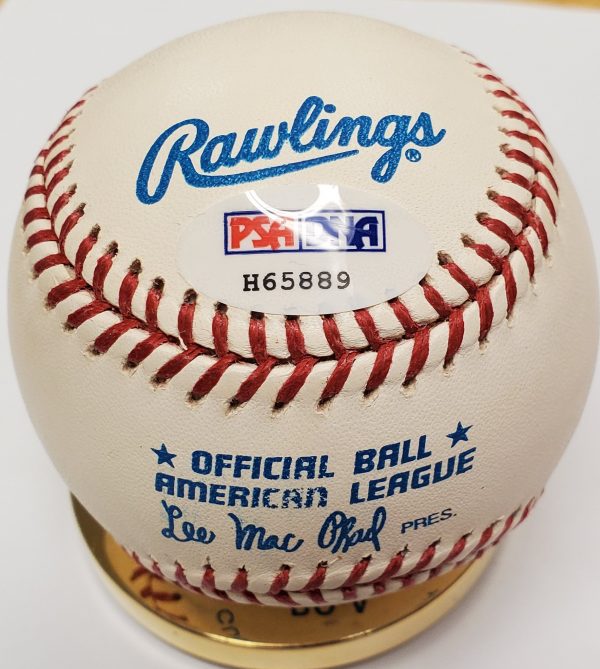 Autographed Lee Mac Phail Rawlings Official American League Baseball PSA/DNA - Image 2