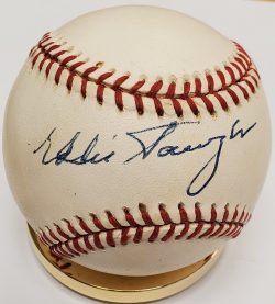 Autographed EDDIE SAWYER Rawlings Official National League Baseball  JSA