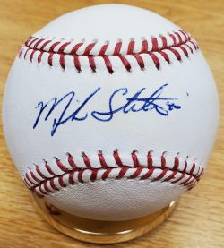 Autographed MICHAEL STUTES Official Major League Baseball