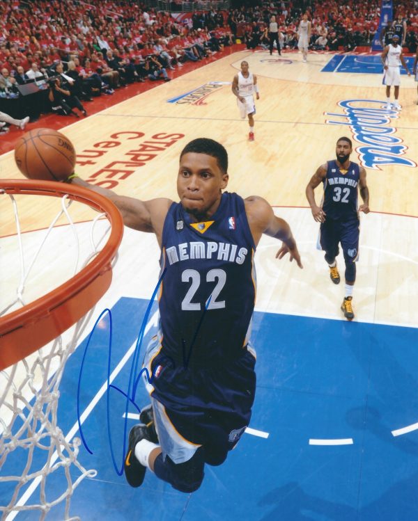 Autographed RUDY GAY 8x10 Memphis Grizzlies Photo