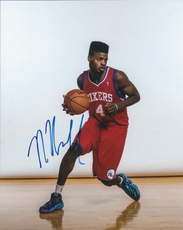 AUTOGRAPHED NERLENS NOEL 8x10 Philadelphia 76'ers photo