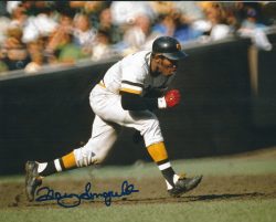 Autographed MANNY SANGUILLEN 8X10 Pittsburgh Pirates Photo