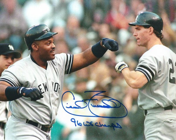 AUTOGRAPHED CECIL FIELDER  8X10 NEW YORK YANKEES photo