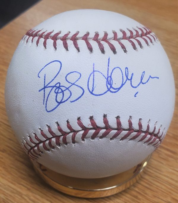 Autographed BOB HORNER Official Major League Baseball