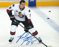 Autographed NICK FOLIGNO 8x10 Ottawa Senators Photo