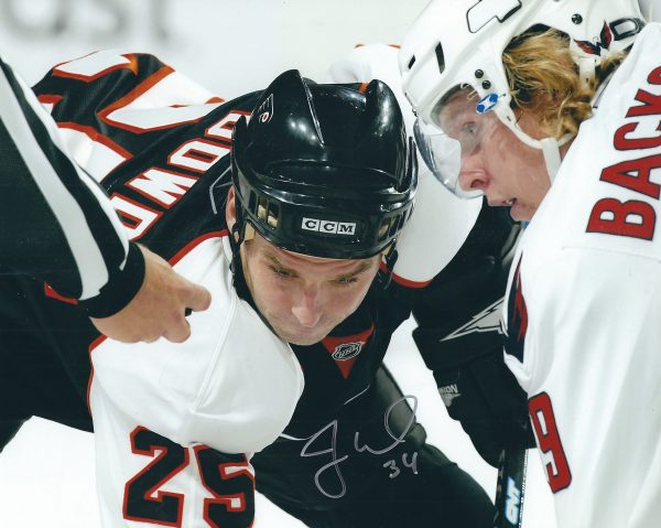 Autographed JIM DOWD 8X10 Philadelphia Flyers Photo