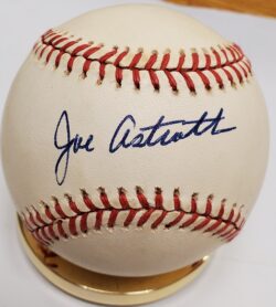 Autographed JOE ASTROTH Rawlings Official American League Baseball