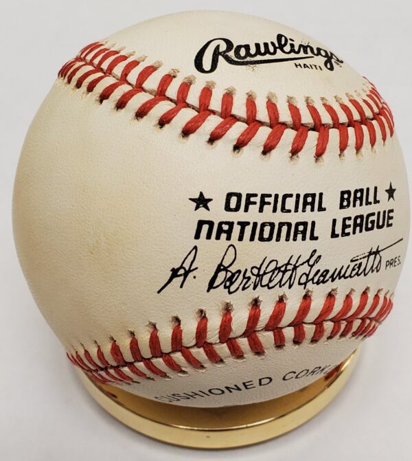 Autographed CHRIS JAMES Rawlings Official National League Baseball - Image 2