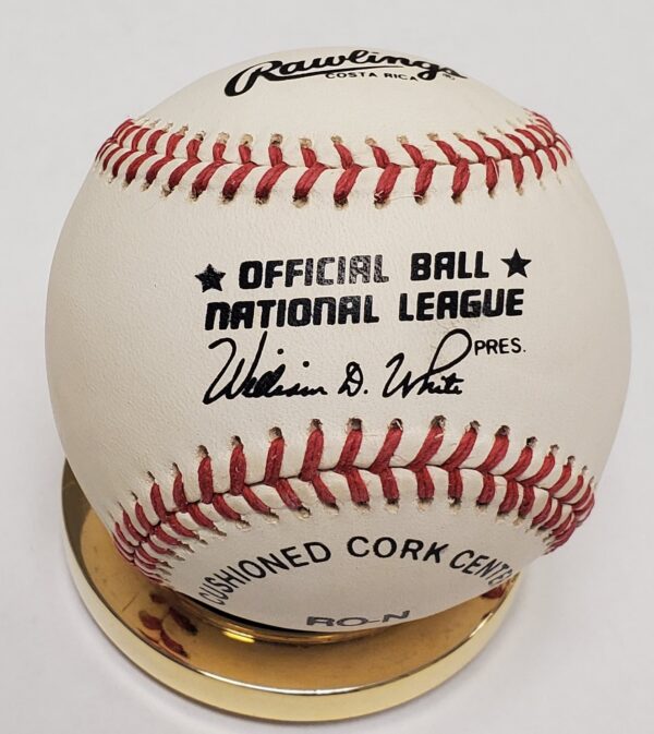 Autographed DON MCCORMACK Official Rawlings National League Baseball - Image 2