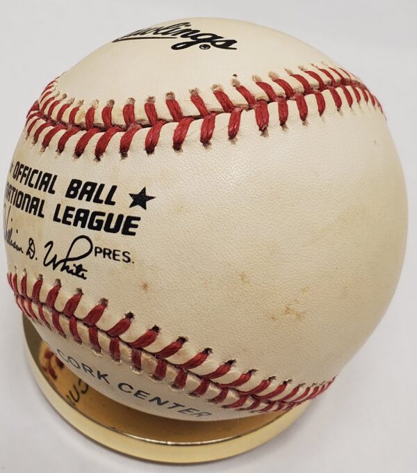 Autographed KEN RAFFENSBERGER Official Rawlings National League Baseball - Image 2