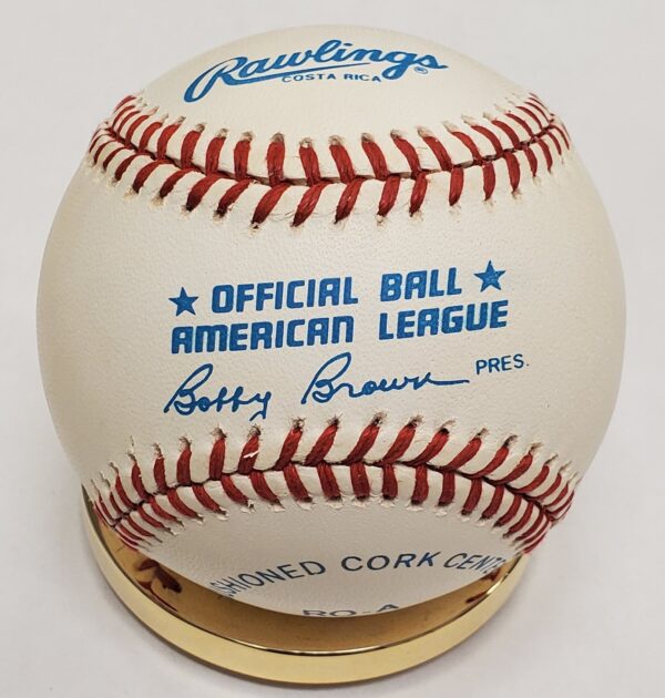Autographed JOHNNY ROMANO Official Rawlings American League Baseball - Image 2