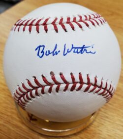 Autographed BOB WATKINS Official Major League Baseball