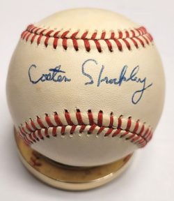 Autographed COSTEN SHOCKLEY Official Rawlings National League Baseball