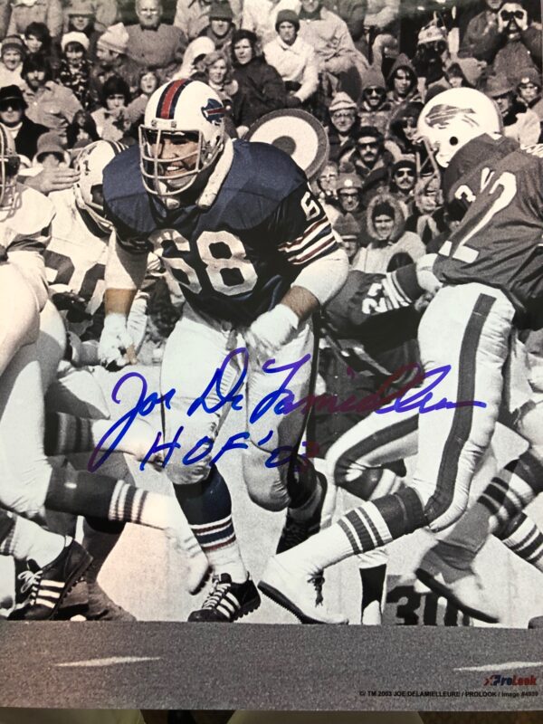 Autographed Joe DeLamielleure Buffalo Bills 11x14 Photo with COA