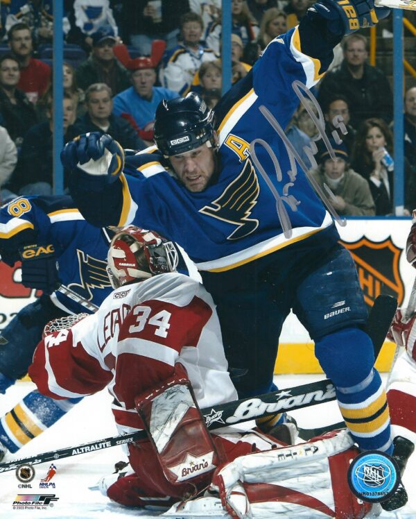 Autographed SCOTT MELLANBY 8X10 St. Louis Blues Photo