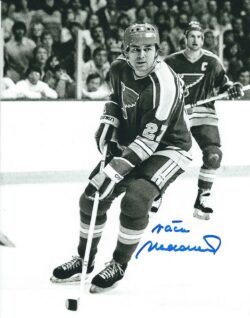 Autographed VACLAV NEDOMANSKY 8X10 St. Louis Blues Photo