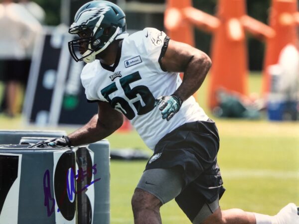 Autographed Brandon Graham Philadelphia Eagles Football 11x14 Photo - with COA