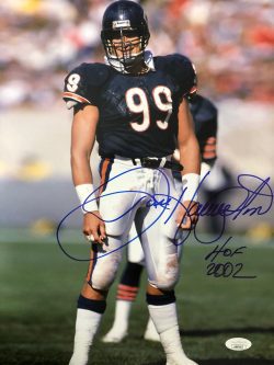 Autographed Dan Hampton 11x14 Chicago Bears Photo with JSA COA