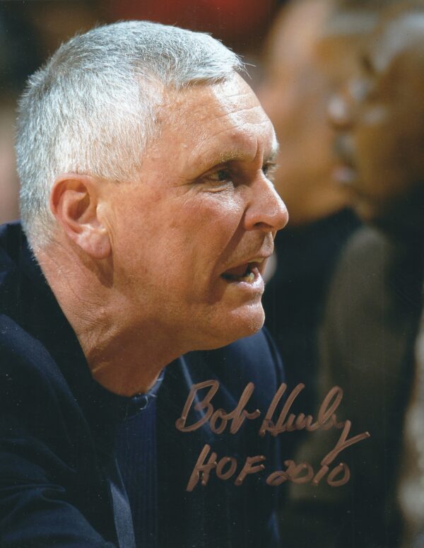 Autographed BOB HURLEY 8x10 Basketball Photo
