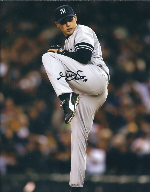 AUTOGRAPHED MATT DESALVO 8x10 New York Yankees Photo