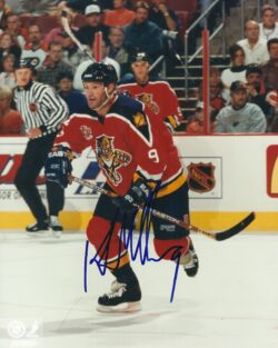 Autographed KIRK MULLER 8x10 Florida Panthers Photo