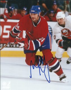 Autographed SHELDON SOURAY 8X10 Montreal Canadiens Photo