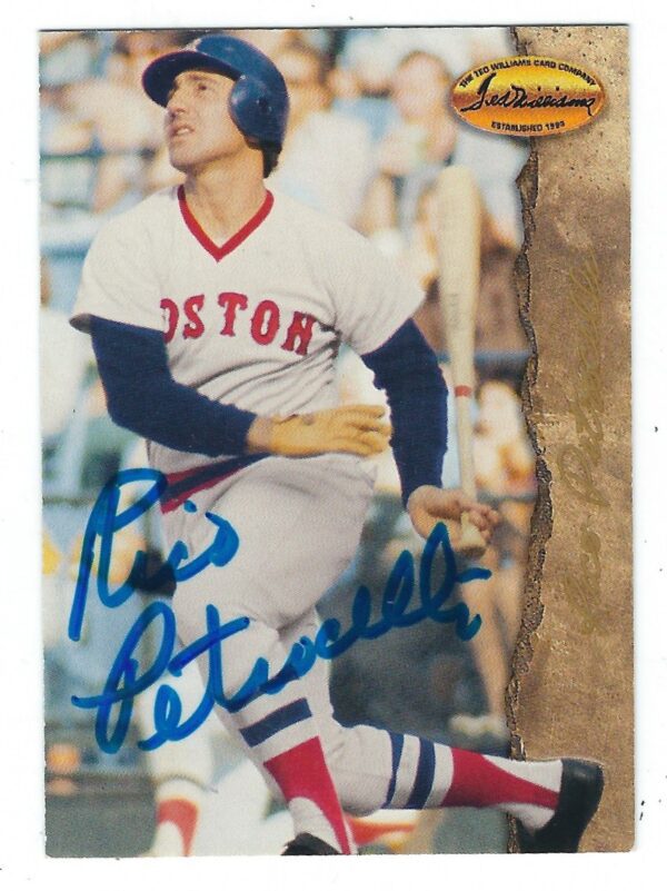 Autographed RICO PETROCELLI 1994 TED WILLIAMS Card