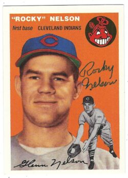 Autographed ROCKY NELSON 1954 Topps Archives card
